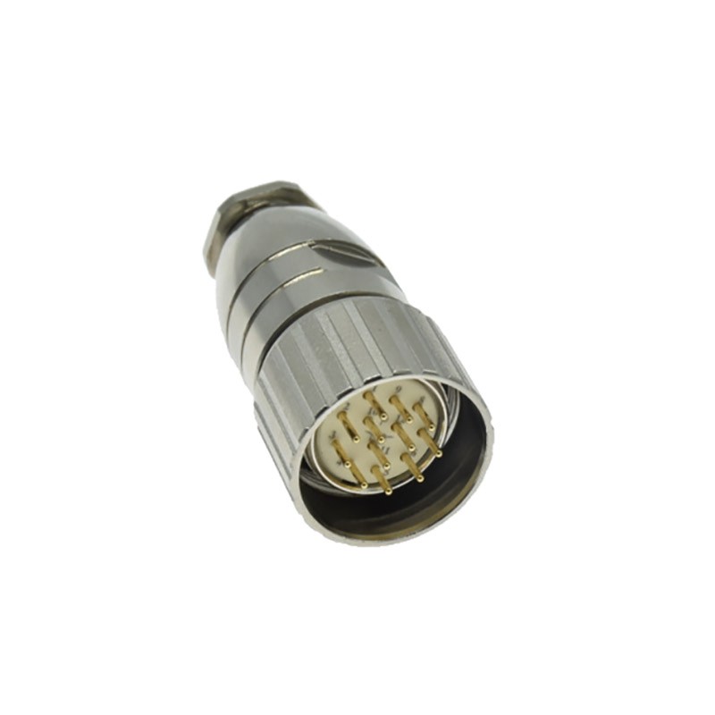 M23 aviation plug M623 connector 6/8/9/16 core 12 pin 17Pin19PIN