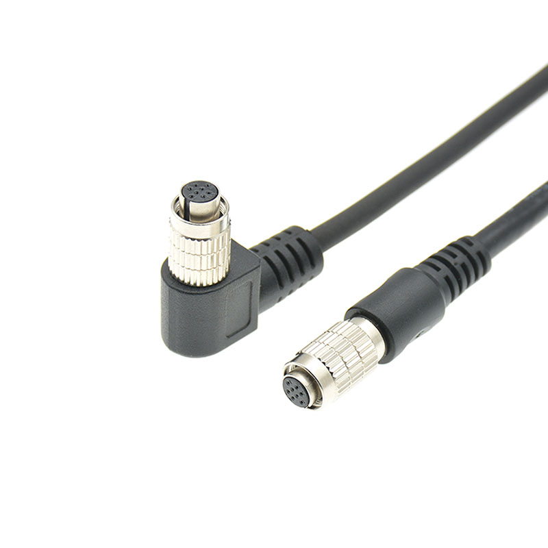 Hirose HR25-7TP-8S/8P power supply trigger cable industrial camera bend power supply wire