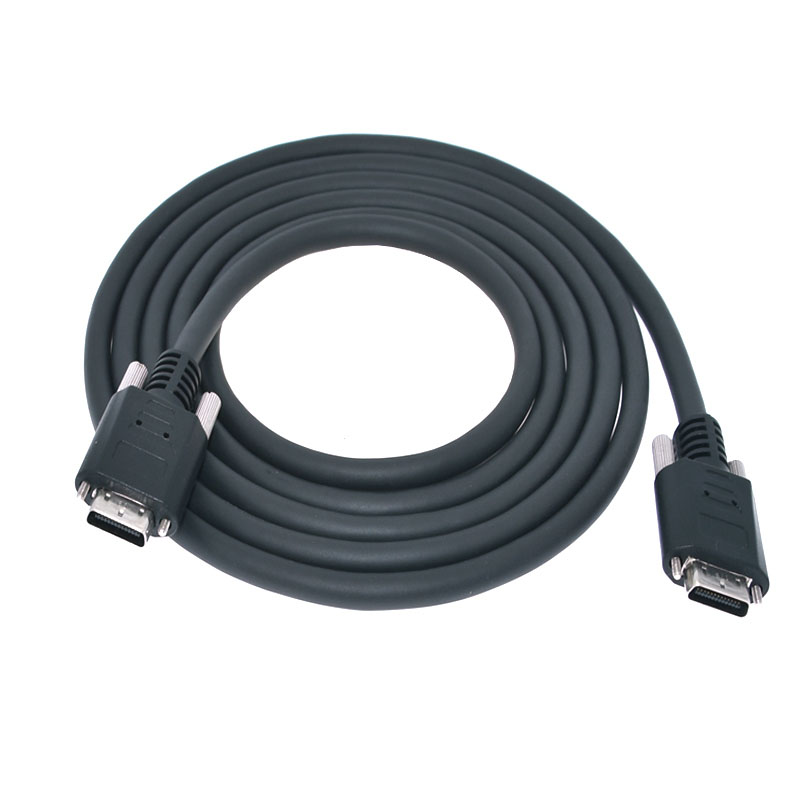 Industrial camera connecting cable SDR/SDR26P with screw small head data cable