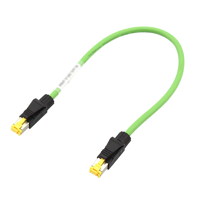 Industrial GIGABit RJ45 with shield over class 6 high flexible servo Ethercat network cable