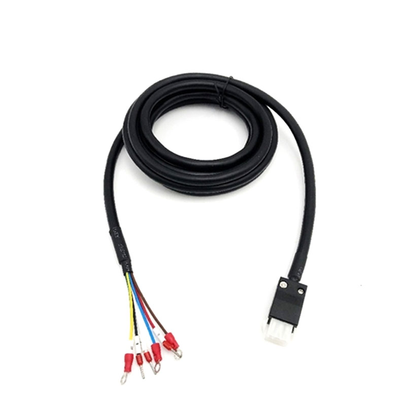 Motor power cable low power power cable with brake lock MR-PWCNK2