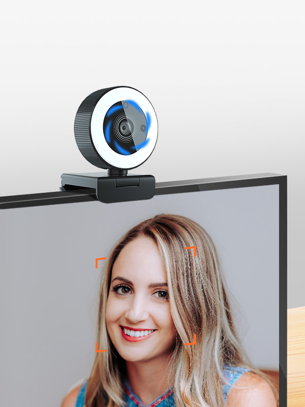 QHD 2K Ring Light Webcam(图3)