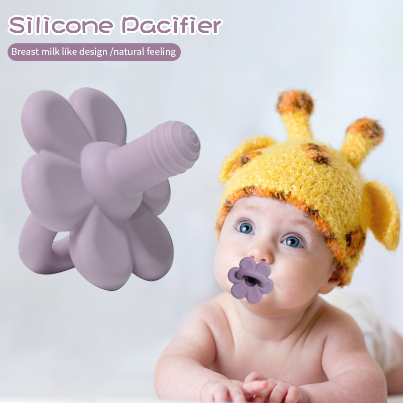 Flower-shaped pacifier