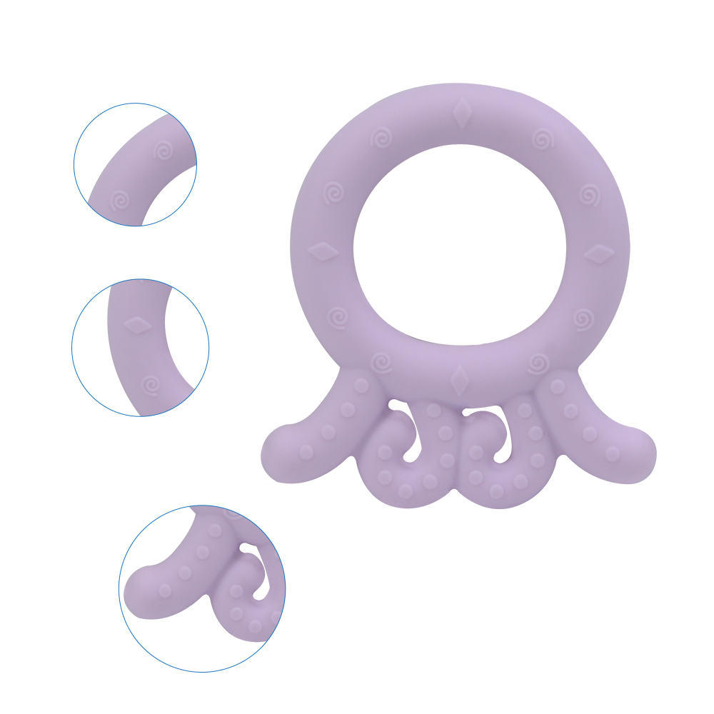 Octopus baby teether