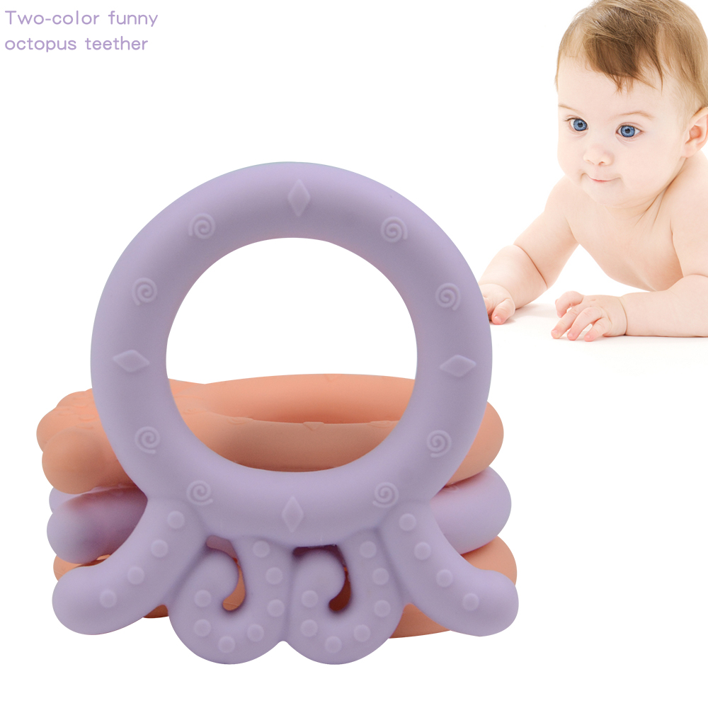 Octopus baby teether