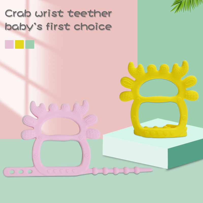 Crab bracelet teether