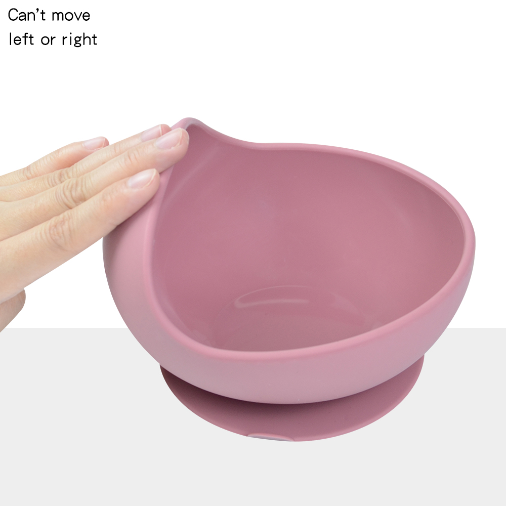 Silicone bowl and spoon