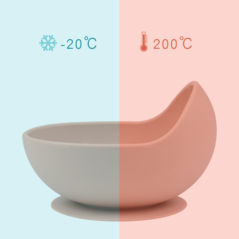 Silicone bowl and spoon