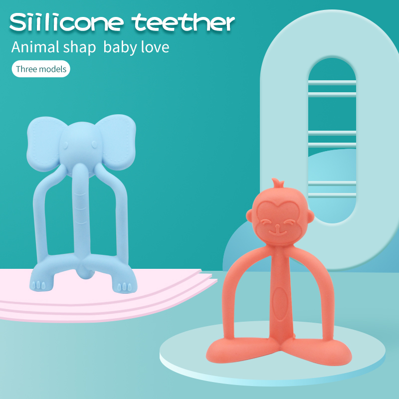 Silicone 3D baby teether