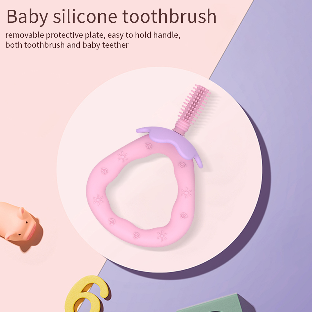 Baby silicone toothbrush