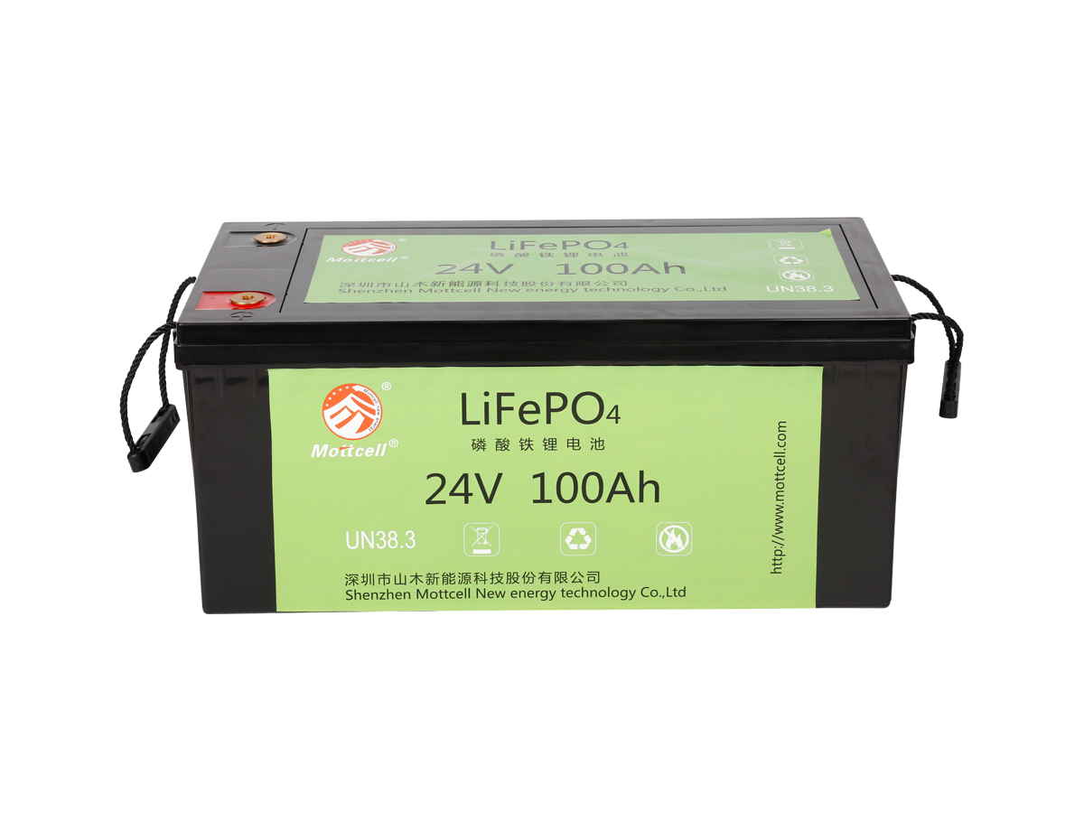 24V100Ah 磷酸鐵鋰電池替代鉛酸電池