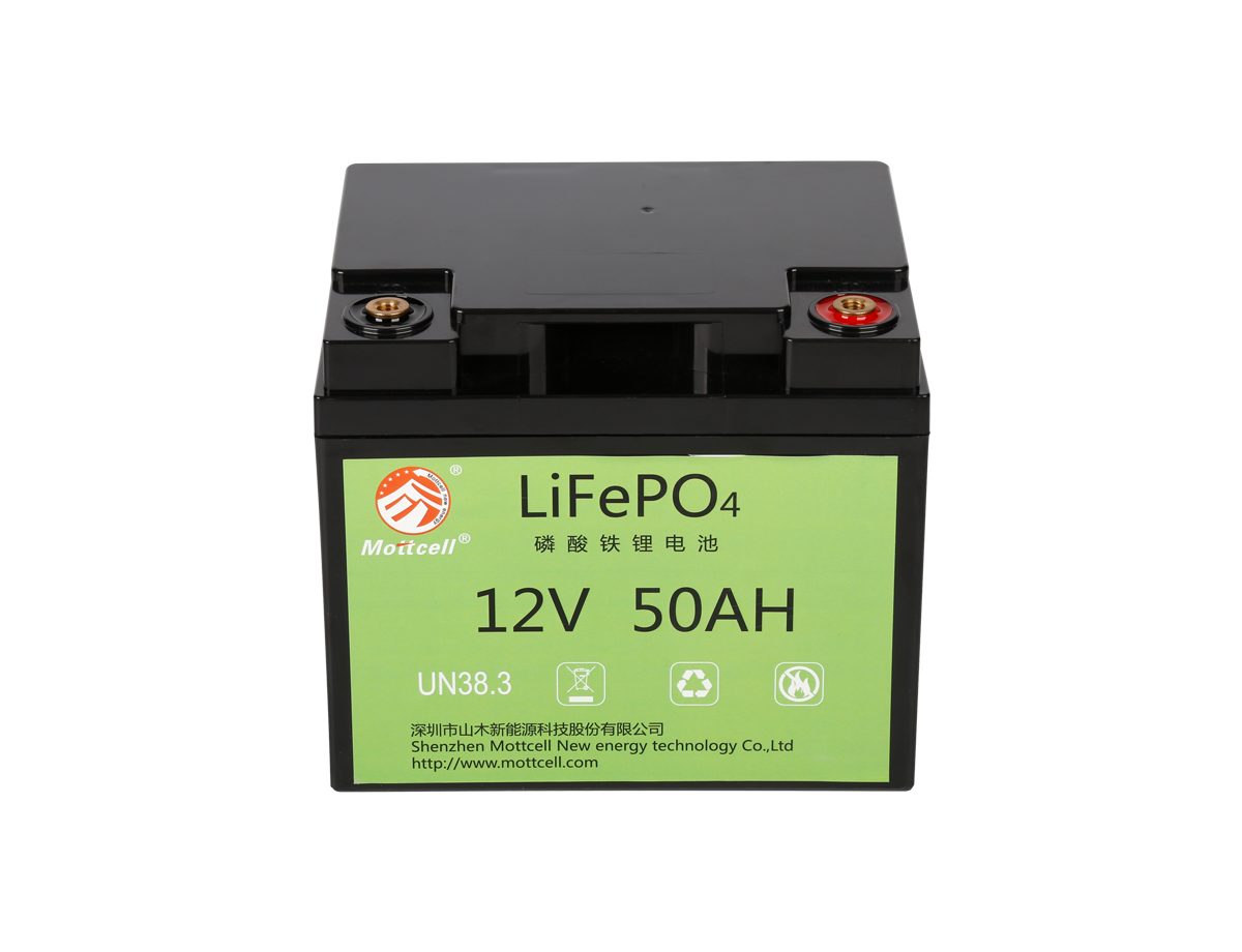 12V50Ah 磷酸铁锂电池替代铅酸电池