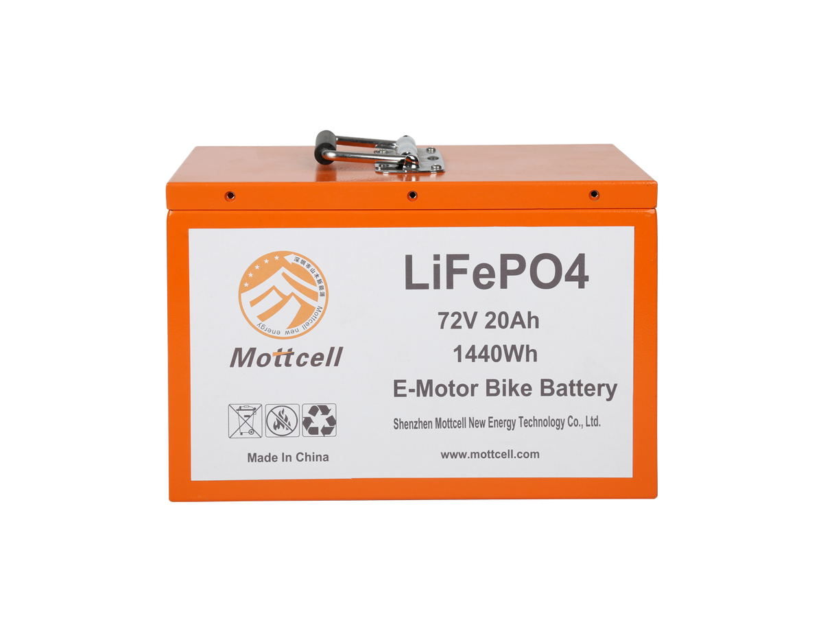 Batería E-scooter lifepo4 de larga duración 70v20ah batería