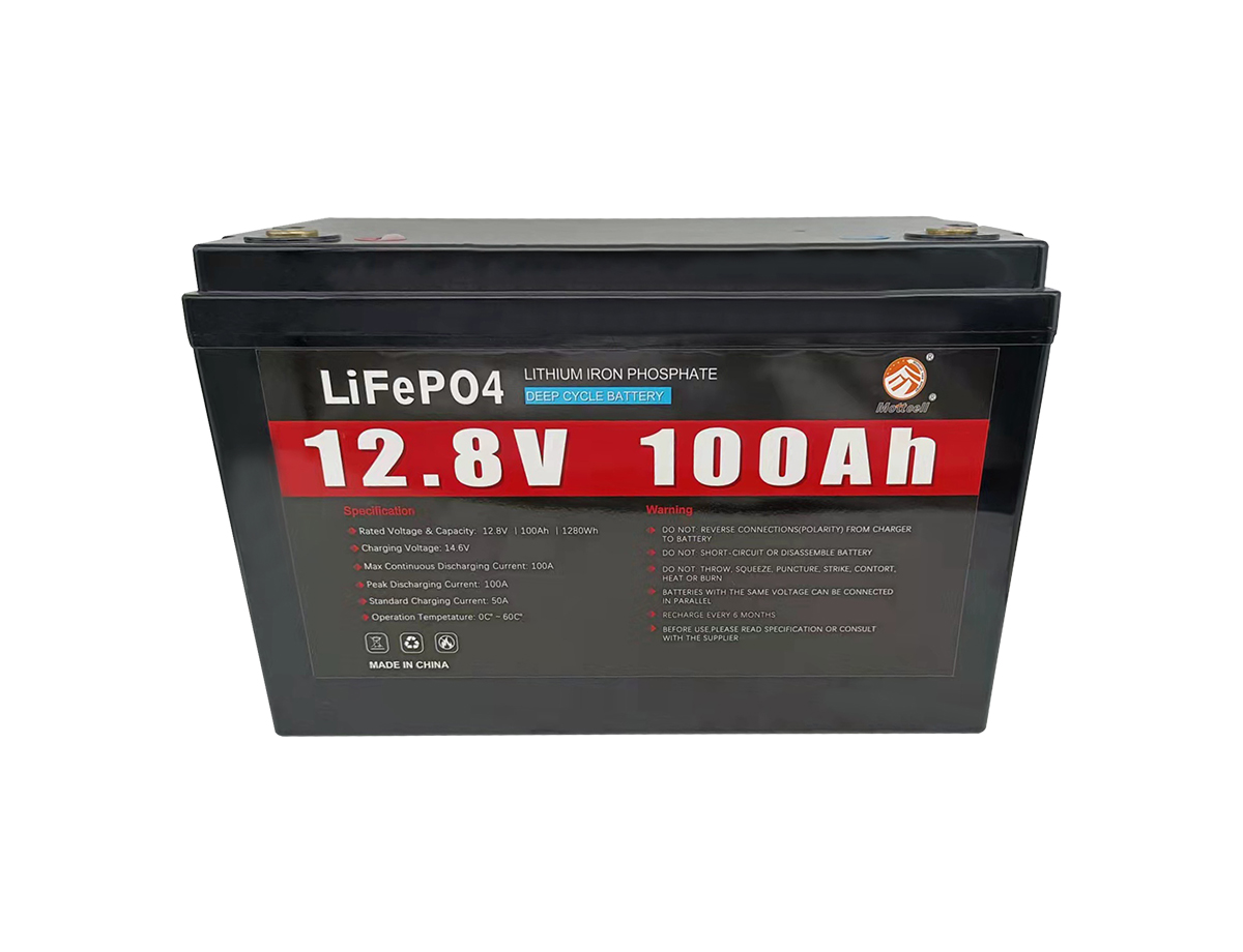 12V100Ah 磷酸鐵鋰電池替代鉛酸電池