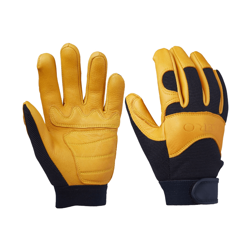 Ozero Custom Logo Vintage Guantes De Moto Racing Gloves Sheepskin Leather Motorcycle Gloves for Men