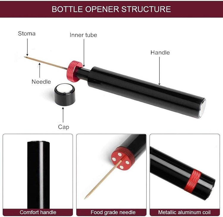 Pocket Air Pump Wine Opener(图4)