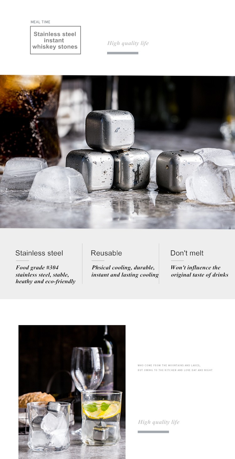 Stainless Steel Whiskey Stones(图1)